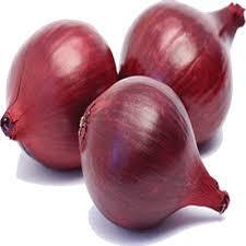 Glass Red Fresh Onion