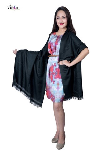 Silk Pashmina Stole - Handloom Made Pure Pashmina Silk, Premium Quality For Cultural Elegance