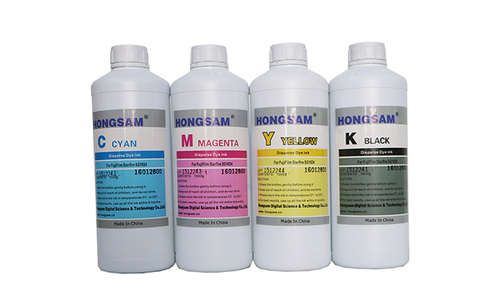 Textile Pigment Ink For Printing On Cotton Fabric - CMYK LC LM LK LLK, 1kg Digital Ink Cartridge Style