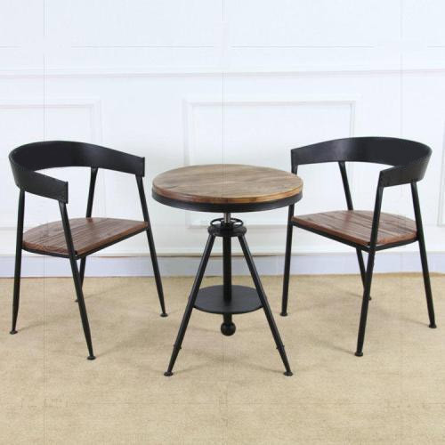 Two Seater Iron Dining Table Set