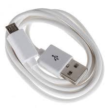 USB White Data Cable