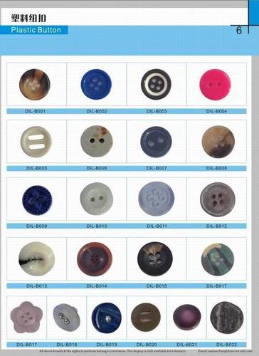 Customize Type Plastic Button