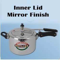 Inner Lid Mirror Finish Pressure Cooker