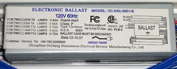 Electronic Ballast 120V 60Hz