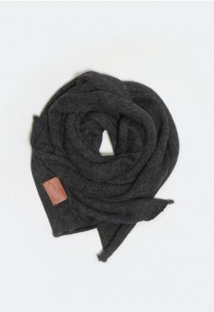 Long Baby Black Scarf