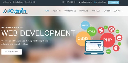 Web Development Service By Cybrain Software Solution (P) LTD