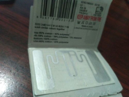 Black and White RFID Sticker