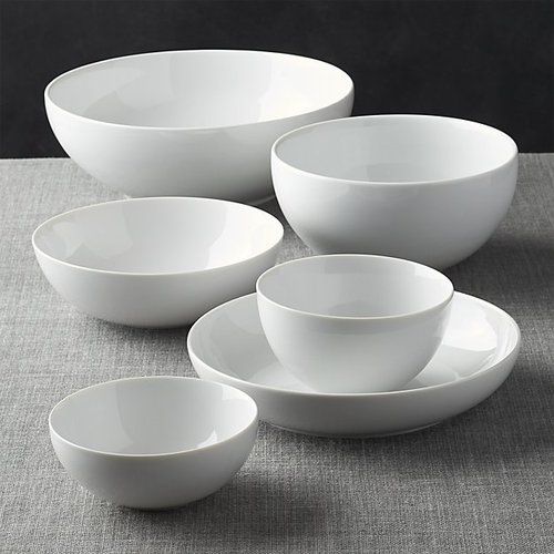 Crockery Serving White Bowl