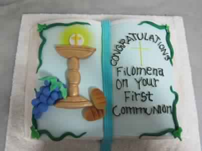 Delicious Communion Birthday Cake