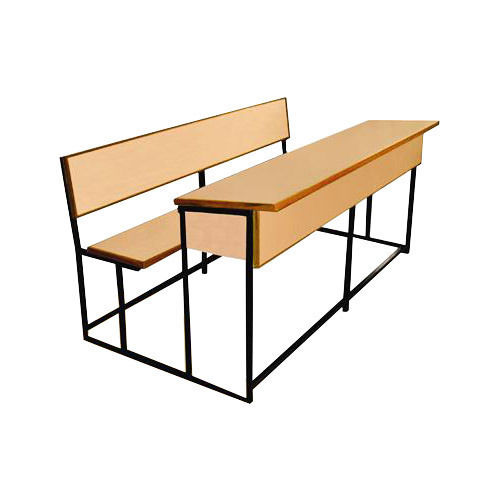 School Desk And Bench