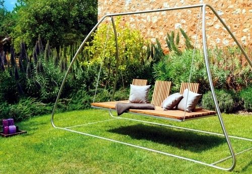 3-Person Padded Sling Outdoor Swing