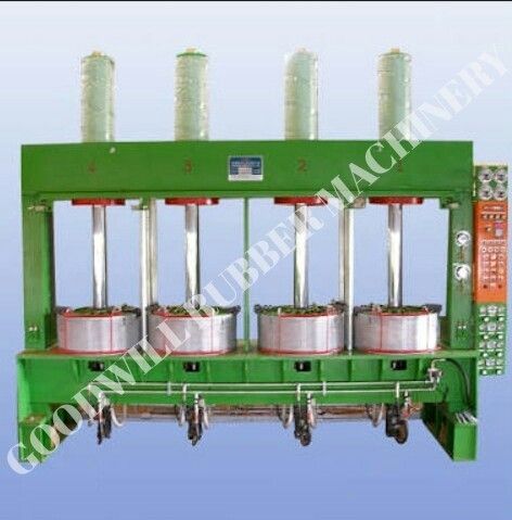 4 Mould Cavity BOM Tyre Curing Press