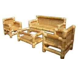 Beautiful Bamboo Chair Set Home Furniture