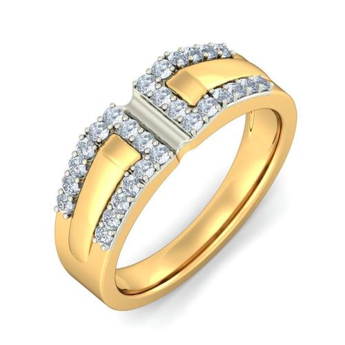 Gold Diamond Ring For Men Diamond Carat Weight: 0.65 Carat