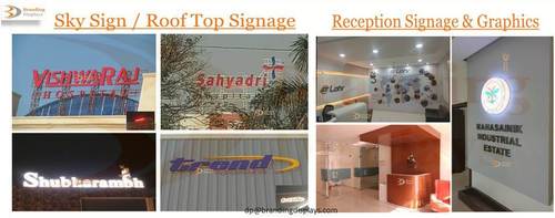 Led Rooftop Sky Sign Application: Outdoor