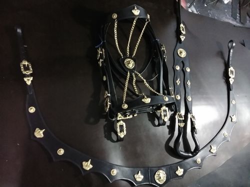 Baroque Leather Bridle Breasplate And Crupper Set