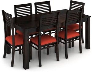 Eco-Friendly 6 Chair Dinning Table Sets