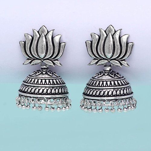 Shop Resplendent 18K Gold Filigree and Pearl Earring Online in India  Gehna