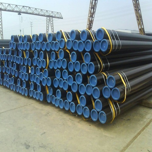 API 5L X56 PSL 2 Pipe - Stainless Steel, Round, Electric Resistance Welded (ERW), Mirror Polish Finish, Copper Coated, Plastic End Protector, Alloy Material, Suitable for Oil and Natural Gas Industries