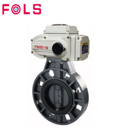 Electric PVC Butterfly Valve For Water