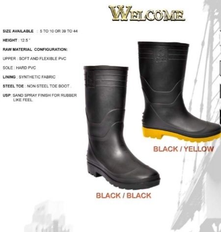 Welcome Yellow Sole Gumboot