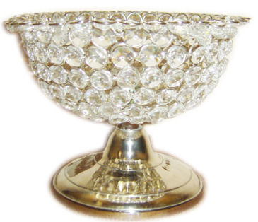 Crystal Bowl With Solid Base