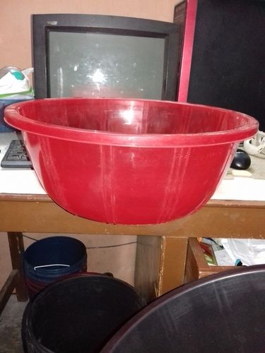 Red Color Plastic Tub