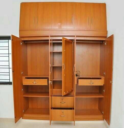 Wooden Multiple Compartment Almirah Home Furniture