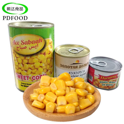 Canned Yellow Sweet Corn Ingredients: Water