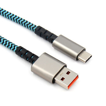 Connector Usb 3.0 Type C Jacket Nylon Braided And Aluminum Case Data Cable Length: 1M/1.5/2/2.5/3  Meter (M)