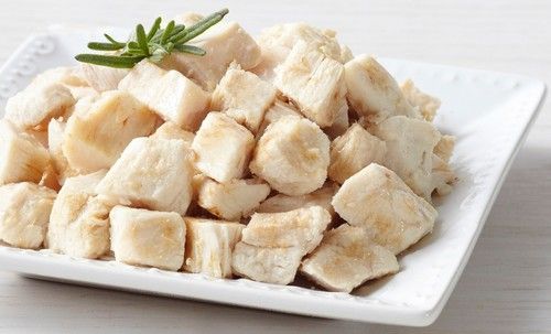 White Freeze Dried Chicken Chunks (Pure And Boneless)