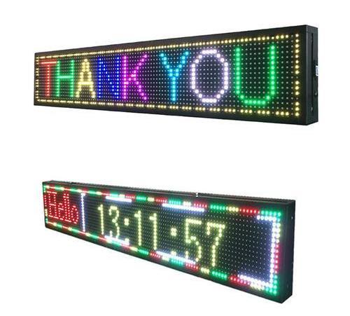 Led Scrolling Display (0.5 Feet X 3 Feet) Pixels: 16*96 Pixel (P)