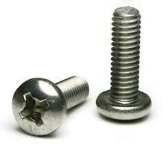 Plated Slotted & Philips Pan Head Machine Screw