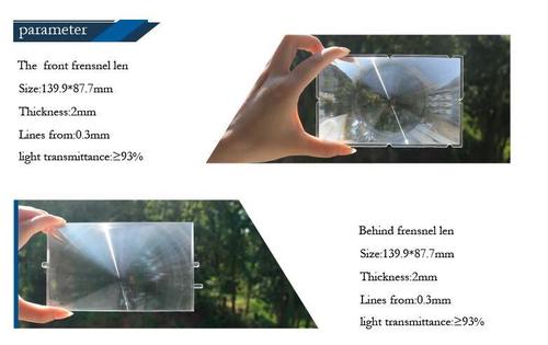 Fresnel Lens For 5.8 Inches [Projector Optical Lens Magnifying Lens Magnifier]