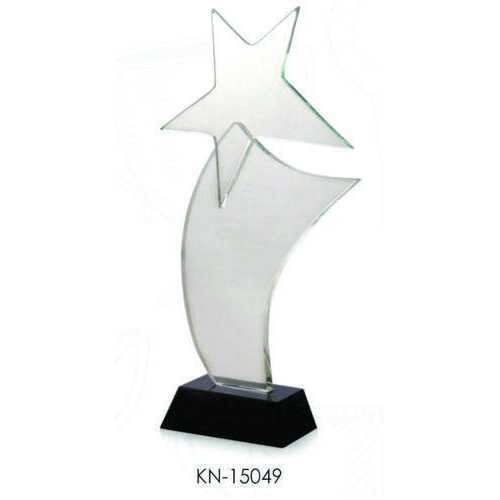 Customized Size Glass Trophy