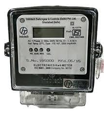 Single Phase Energy Meter With LCD Display