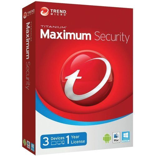 Trend Micro Maximum Security 2018 Digital Key Software