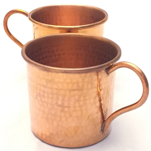 High Grade Copper Mugs - Premium Quality Copper, Tested for Durability and Performance | Elegant Design for Home and Bar Use