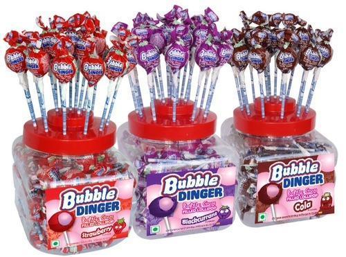 Bubble Gum Filled Lollipop