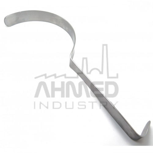 Deaver Retractor 1A 12" Surgical Solid Handle