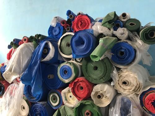 Waste Plastic Tarpaulin Rolls