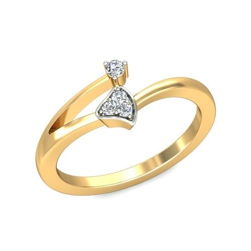 Hallmarked Gold Diamond Ring