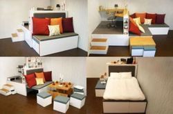 Modular Pure Wooden Bed