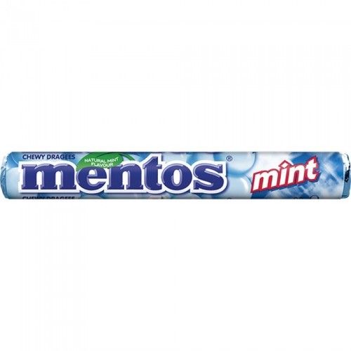 Natural Mint Flavour Mentos Chewy Dragees