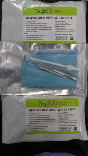 Plastic Sterile Dental 9 In 1 Kit