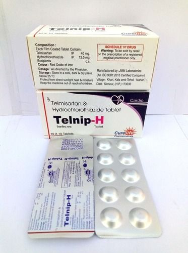 Telmisartan 40 Mg Hydrochlorothiazide 12.5 Mg Tablet