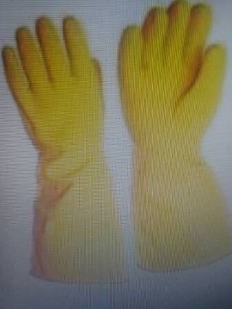 Yellow Color Fire Safety Gloves