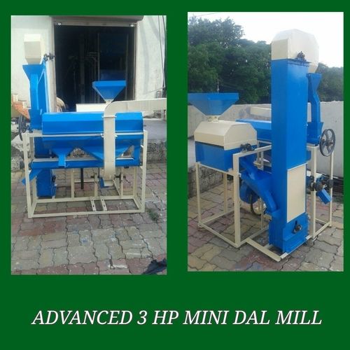 03 HP Model Advanced Mini Dal Mill Machine