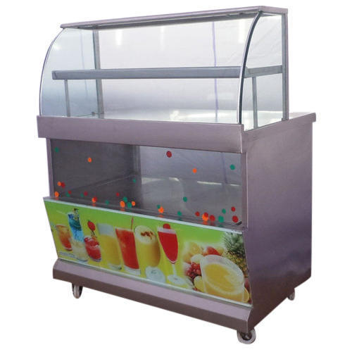 Juice Counter With Fruit Display