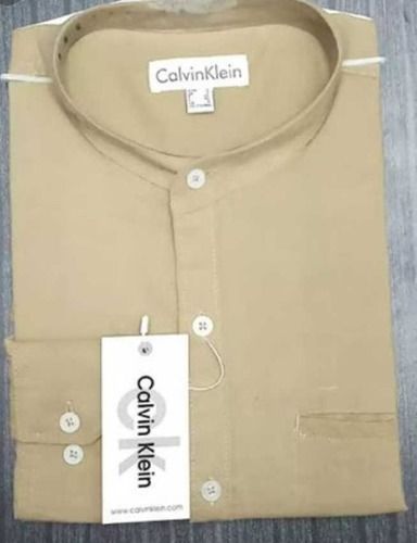 Custom Mens Brown Casual Shirts